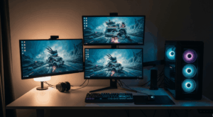 Monitor setup