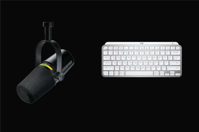 shure-mv7-and-mx-keys-mini-article-calmer-workflow-cover-v1